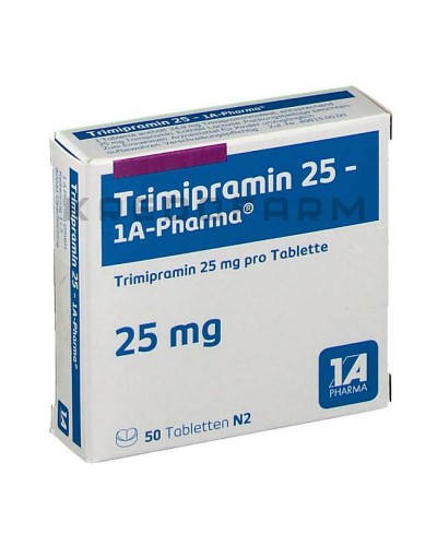 Триміпрамін краплі, розчин, таблетки ● Trimipramin