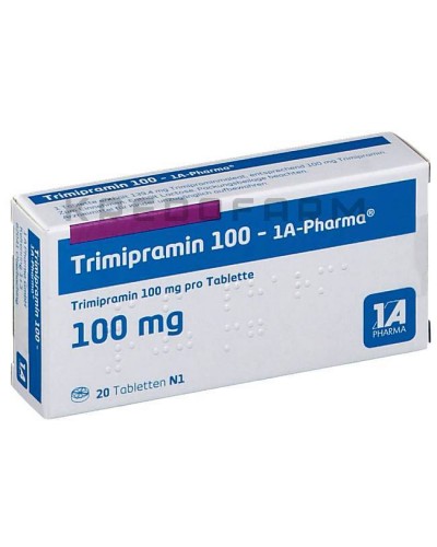 Триміпрамін краплі, розчин, таблетки ● Trimipramin