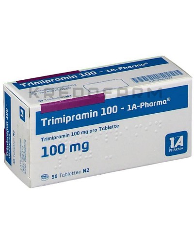 Триміпрамін краплі, розчин, таблетки ● Trimipramin