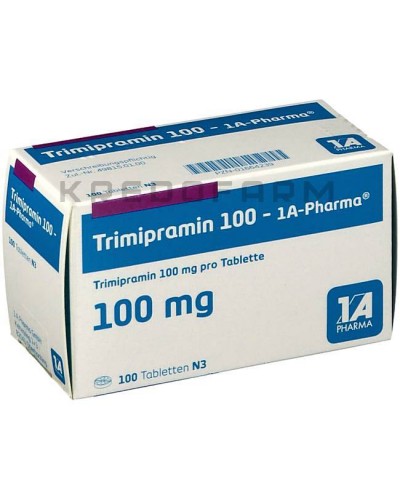 Триміпрамін краплі, розчин, таблетки ● Trimipramin