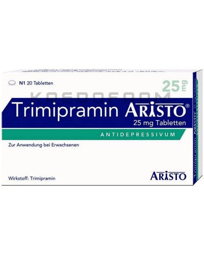 Триміпрамін краплі, розчин, таблетки ● Trimipramin