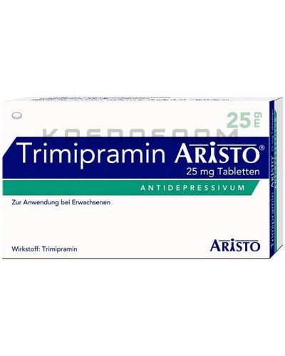 Триміпрамін краплі, розчин, таблетки ● Trimipramin