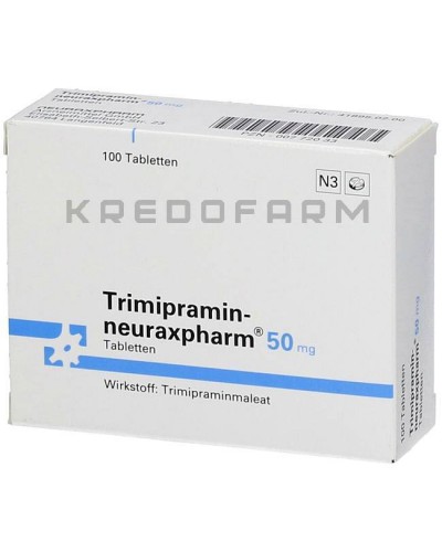 Триміпрамін краплі, розчин, таблетки ● Trimipramin