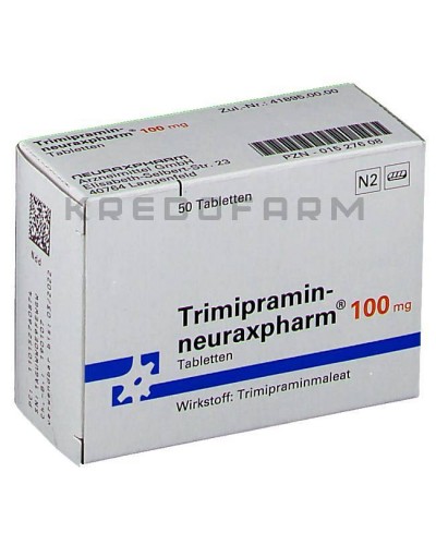 Триміпрамін краплі, розчин, таблетки ● Trimipramin