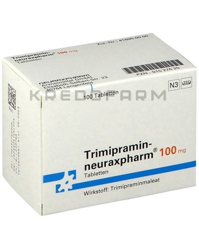 Триміпрамін краплі, розчин, таблетки ● Trimipramin