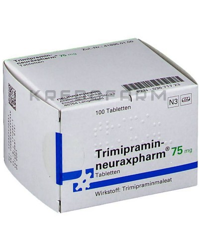 Триміпрамін краплі, розчин, таблетки ● Trimipramin