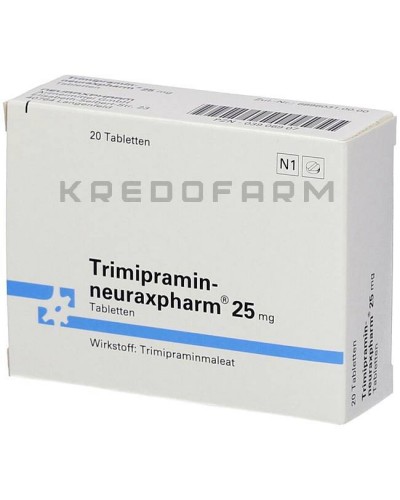 Триміпрамін краплі, розчин, таблетки ● Trimipramin