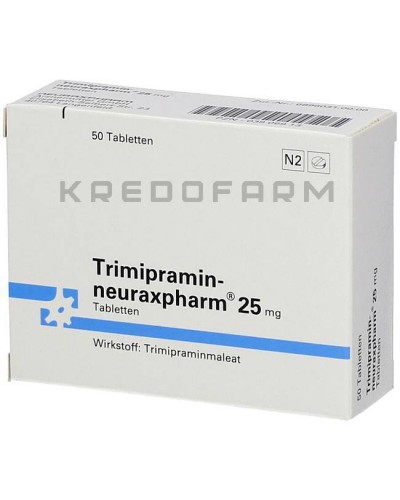 Триміпрамін краплі, розчин, таблетки ● Trimipramin