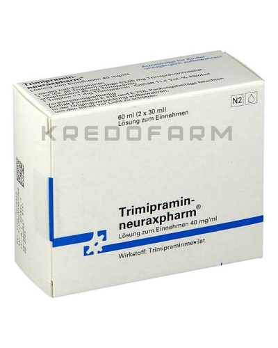 Триміпрамін краплі, розчин, таблетки ● Trimipramin