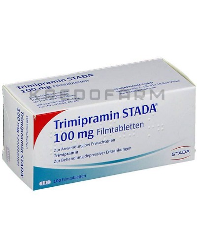 Триміпрамін краплі, розчин, таблетки ● Trimipramin