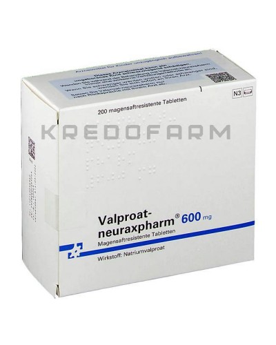 Вальпроат краплі, розчин, таблетки ● Valproat