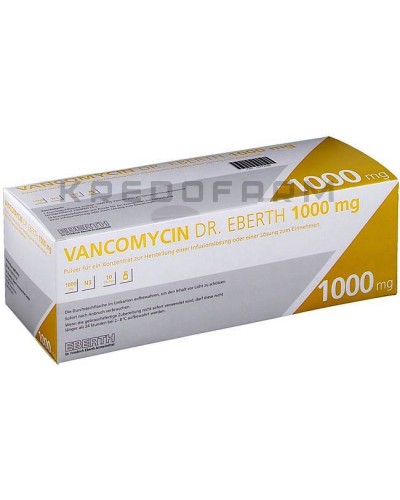 Ванкоміцин капсули, порошок ● Vancomycin