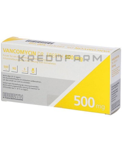 Ванкомицин капсулы, порошок ● Vancomycin