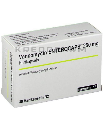 Ванкоміцин Ентерокапс капсули ● Vancomycin Enterocaps