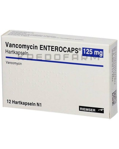 Ванкоміцин Ентерокапс капсули ● Vancomycin Enterocaps