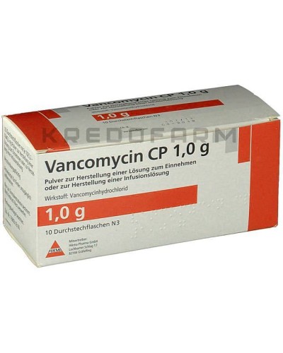 Ванкомицин капсулы, порошок ● Vancomycin