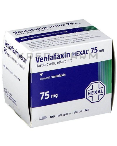 Венлафаксин капсули, таблетки ● Venlafaxin