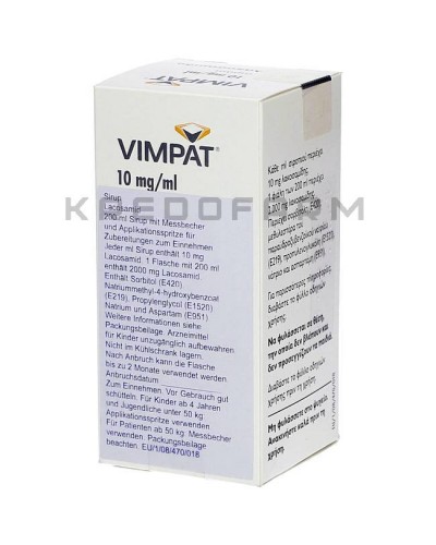 Вимпат раствор, сироп, таблетки ● Vimpat