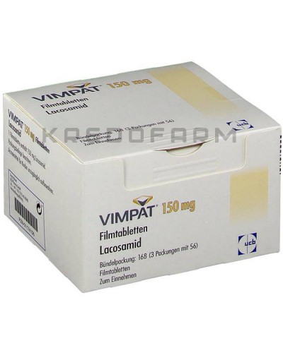 Вімпат розчин, сироп, таблетки ● Vimpat